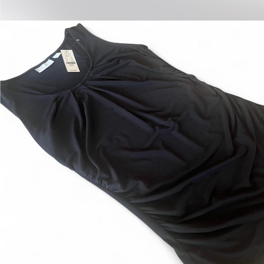 NWT New York & Company Elegant Black Blouse size small in good condition